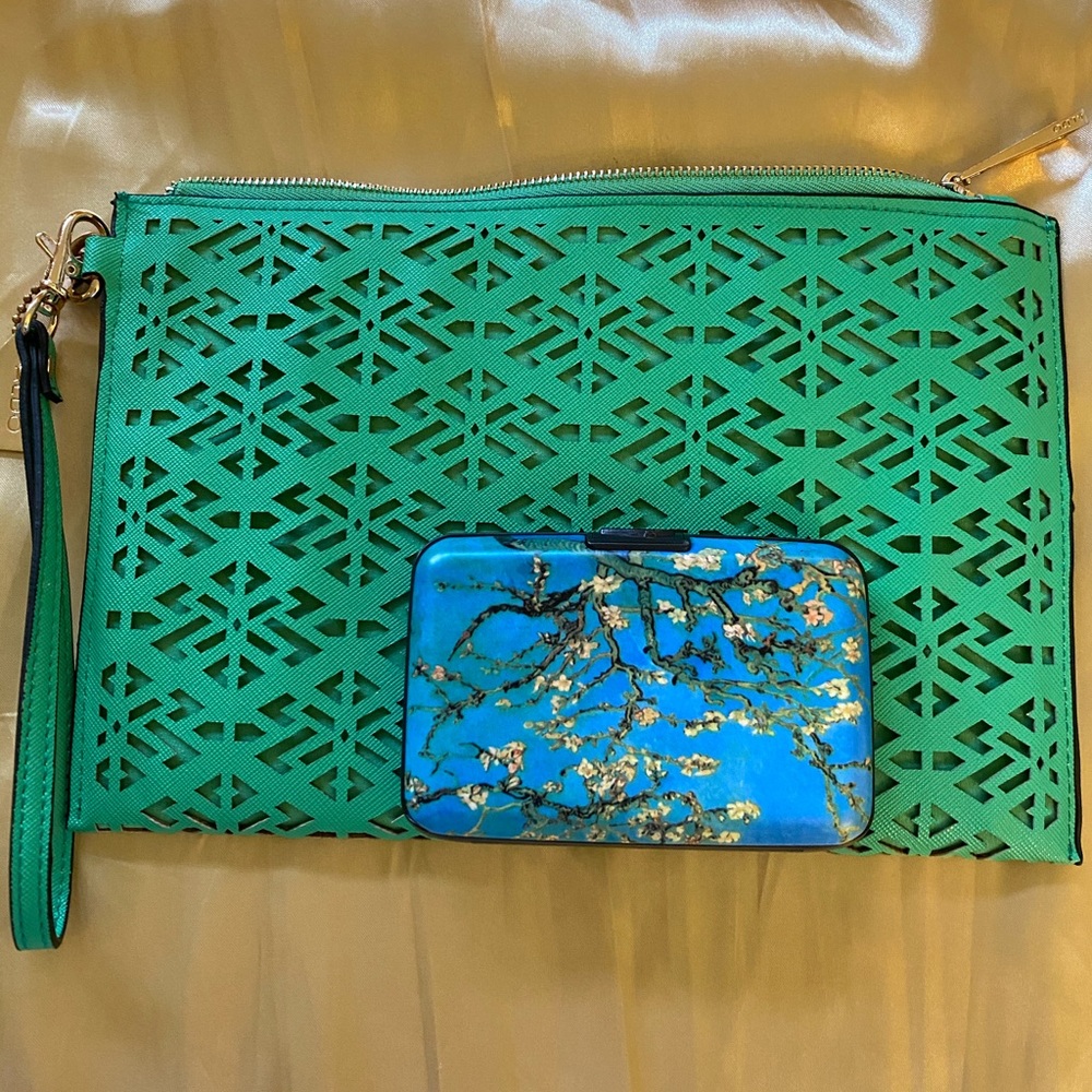 Aldo clutch Bag & free RFID card holder